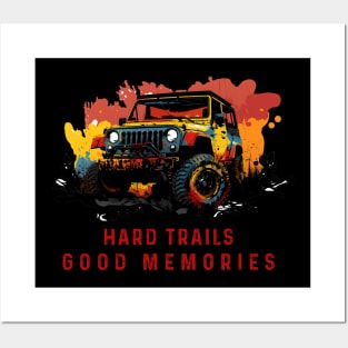 Off Road 4x4 Jeep Lover T-Shirt with Quote Posters and Art